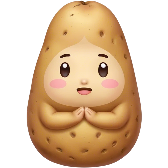 meditater kawaii potato  emoji