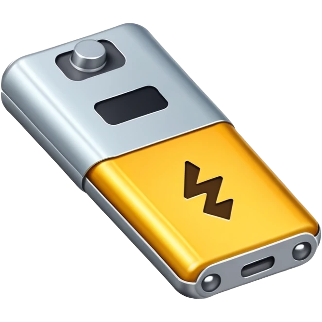 Battery on 50 percent emoji
