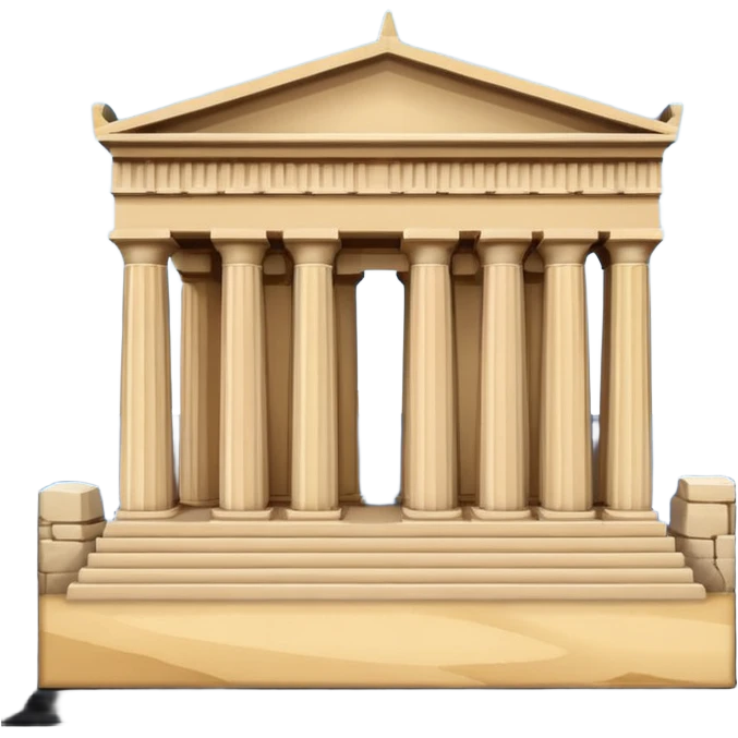 The Greek Temple emoji