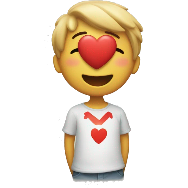 Un corazón feliz emoji