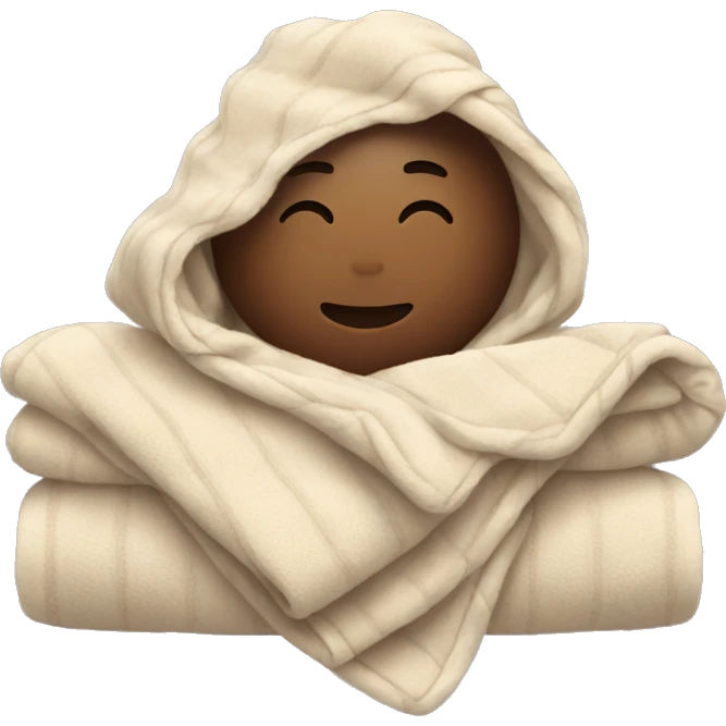 Cozy blanket emoji