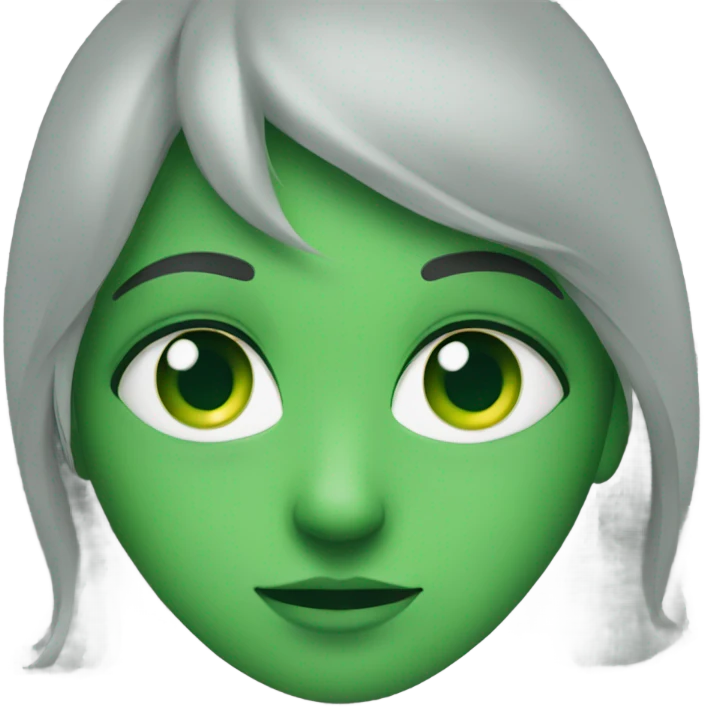 Eyes green emoji