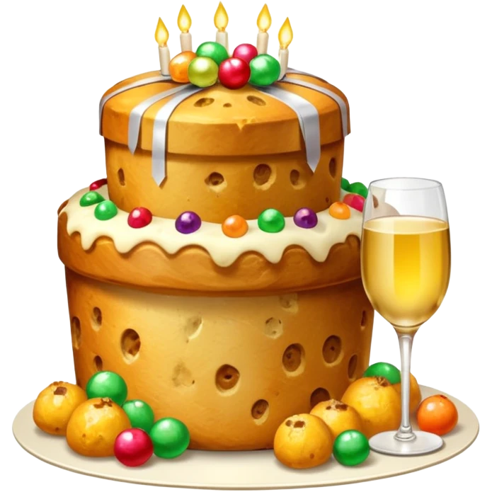 Panettone regali spumante emoji