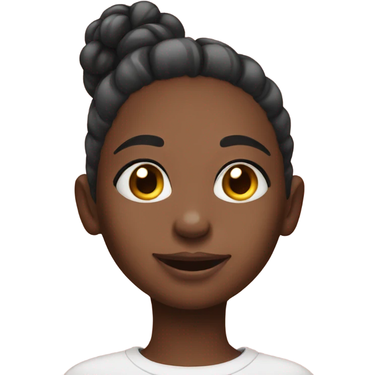 Girl doing skincare emoji
