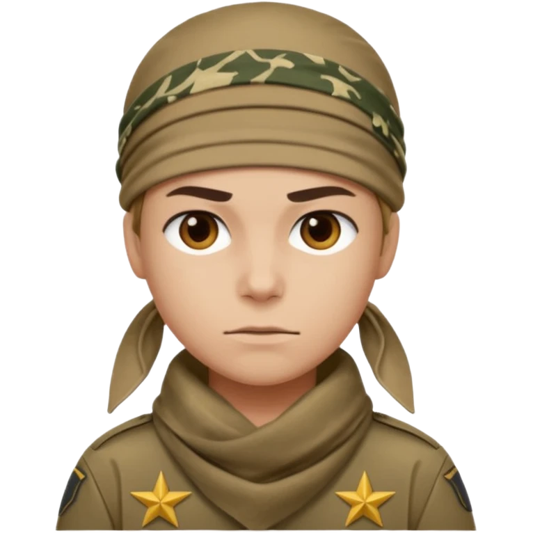 uniformed with bandanna emoji
