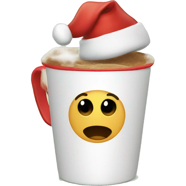 Christmas cup emoji