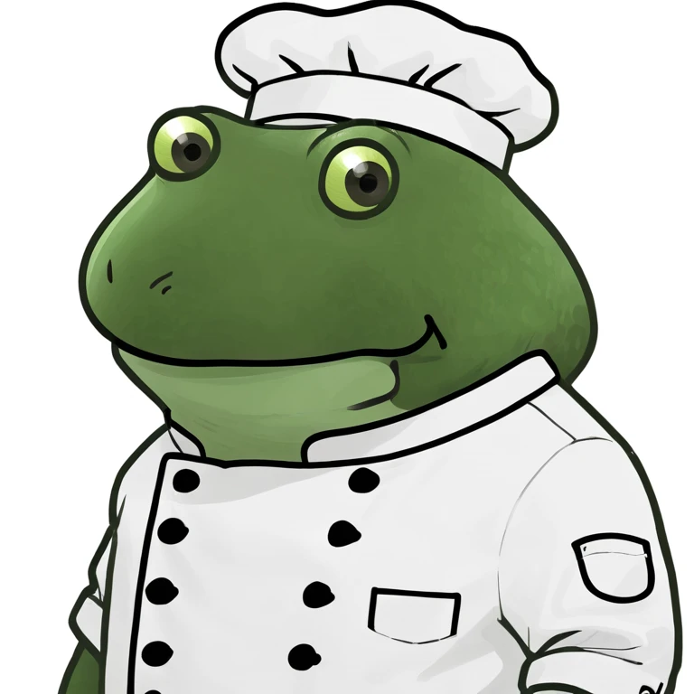 bufo in a chef coat emoji