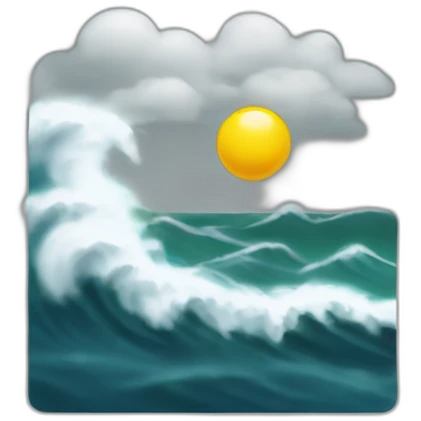 No.8 typhoon signal emoji