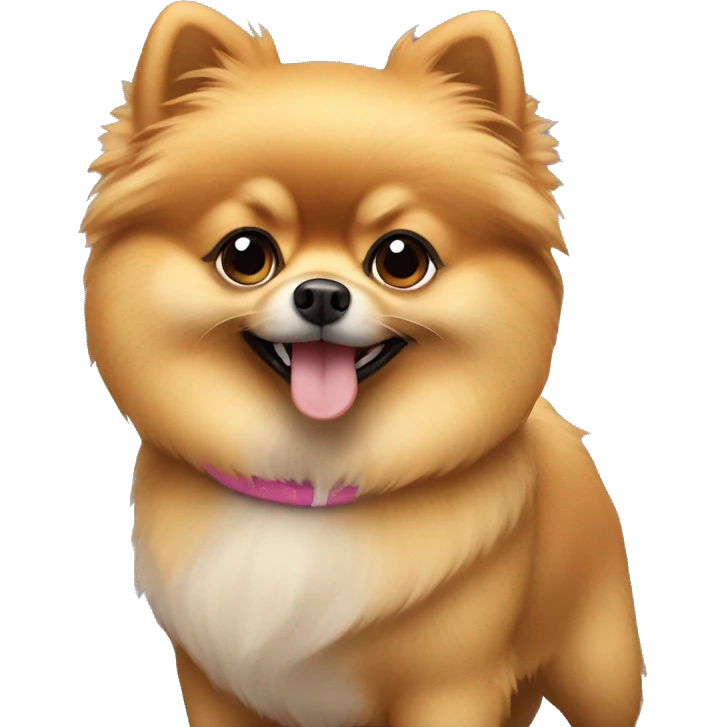two pomeranian lulu
 emoji