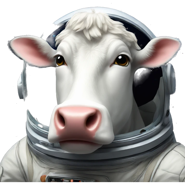 Cow in space  emoji
