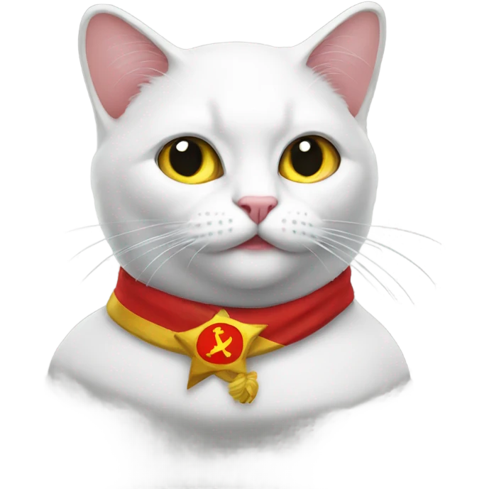 Cat communist emoji