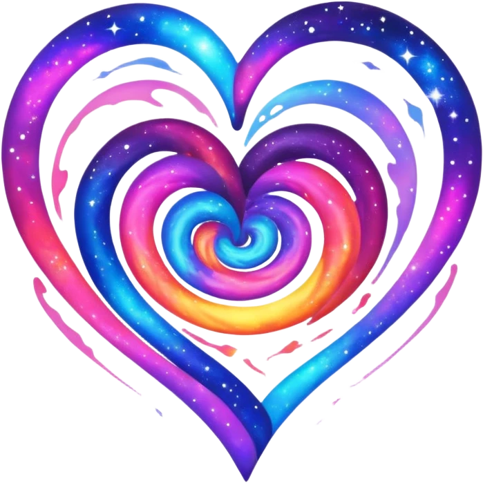 Galaxy heart  emoji