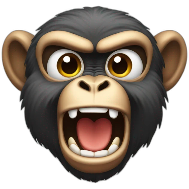 Angry Monkey  emoji