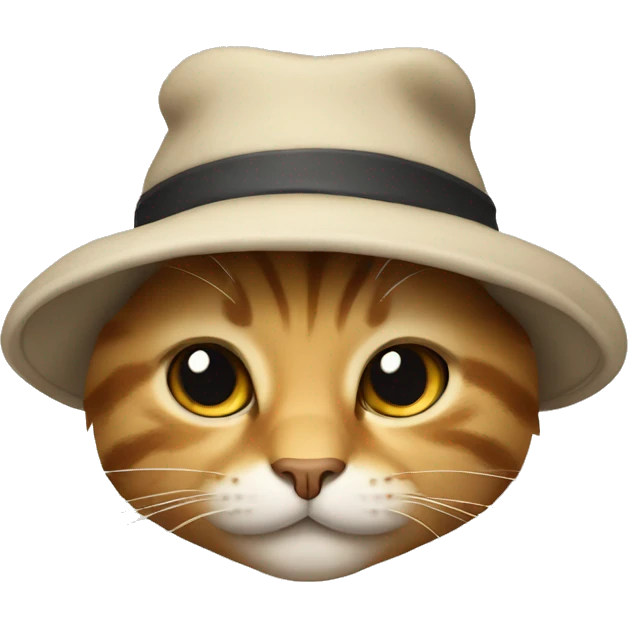 Cat with hat emoji