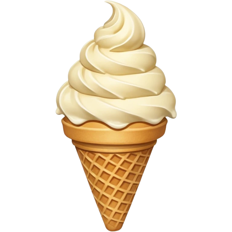 Ice cream cone emoji