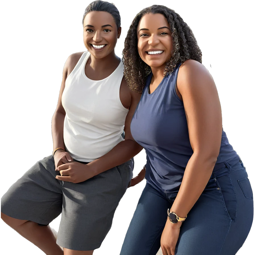 smiling girl with dark-skinned boy emoji