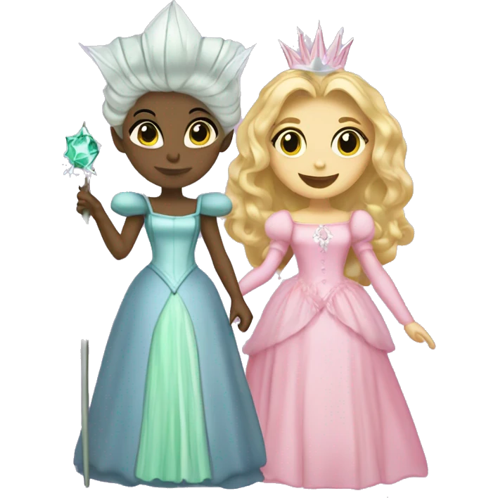 Glinda the good witch and Elphiba   emoji