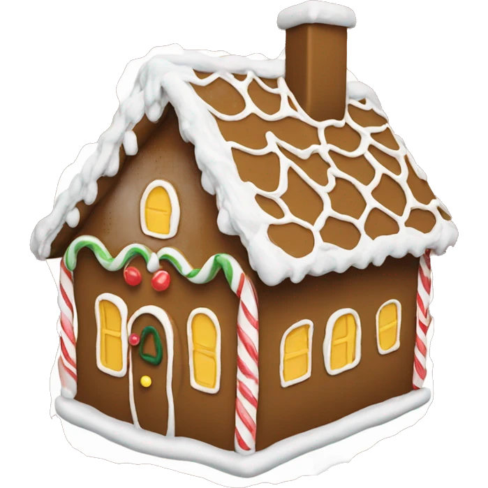 gingerbread house emoji