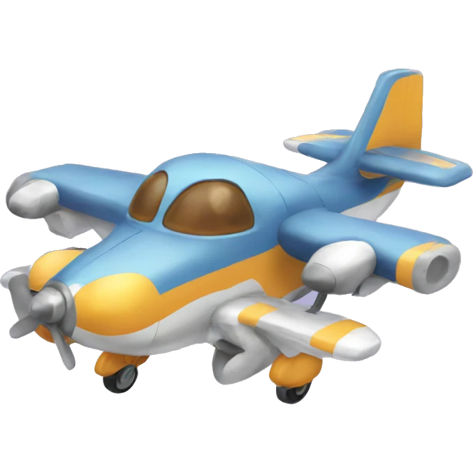 Hamster plane emoji