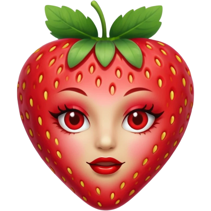 MORANGO MAQUIAGEM emoji
