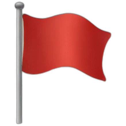 red flag emoji