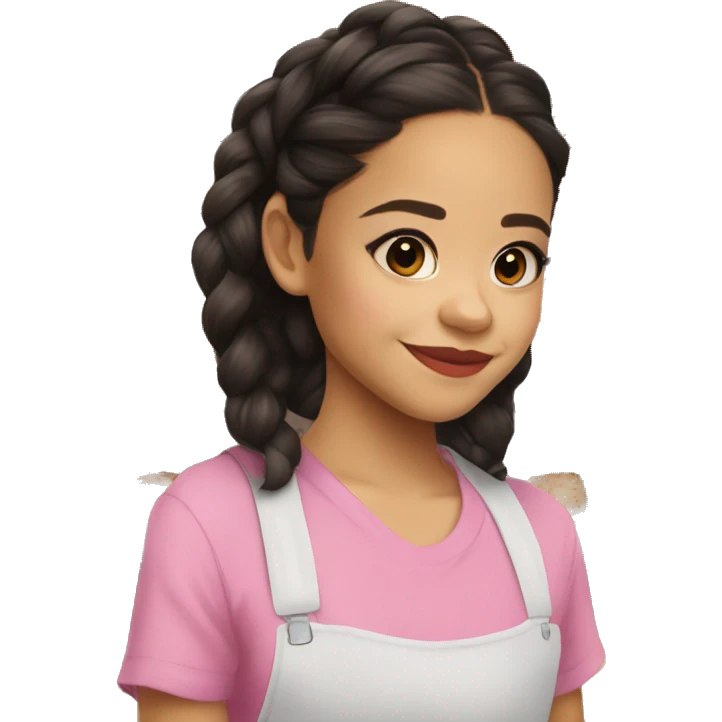 Jenna ortega à la boulangerie emoji