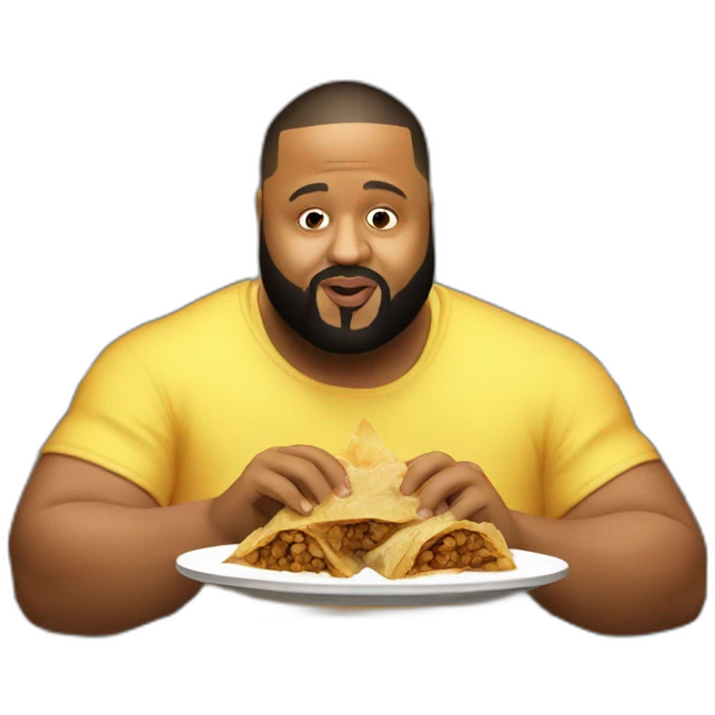 dj khaled eating baklava emoji