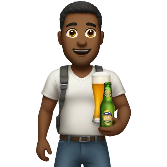 Guy going to get beer  emoji