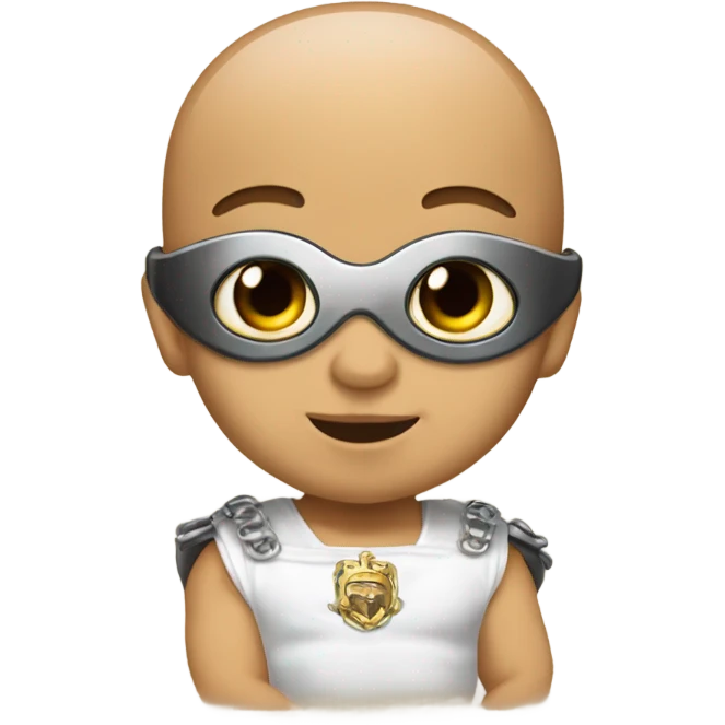 a baby between dom toretto and shakespeare emoji