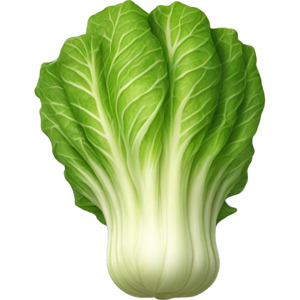 A napa cabbage marinated in a red pepper paste emoji