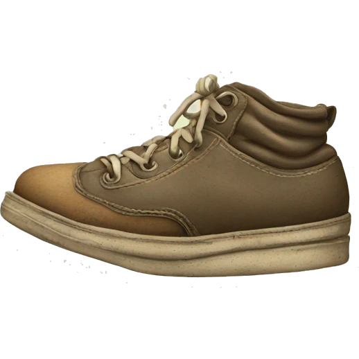 old worn shoes emoji