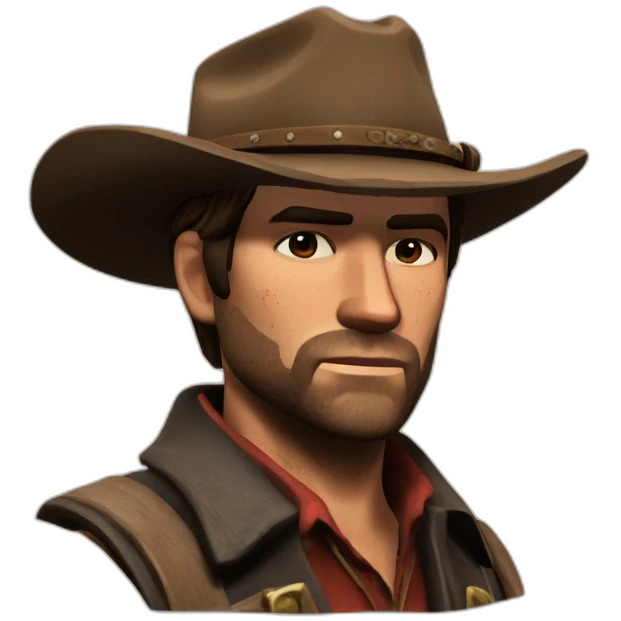 Arthur Morgan from Red dead redemption emoji