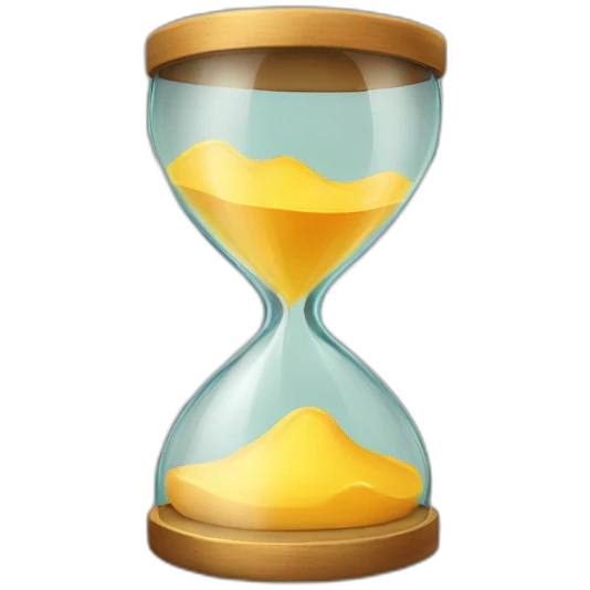Hour glass emoji