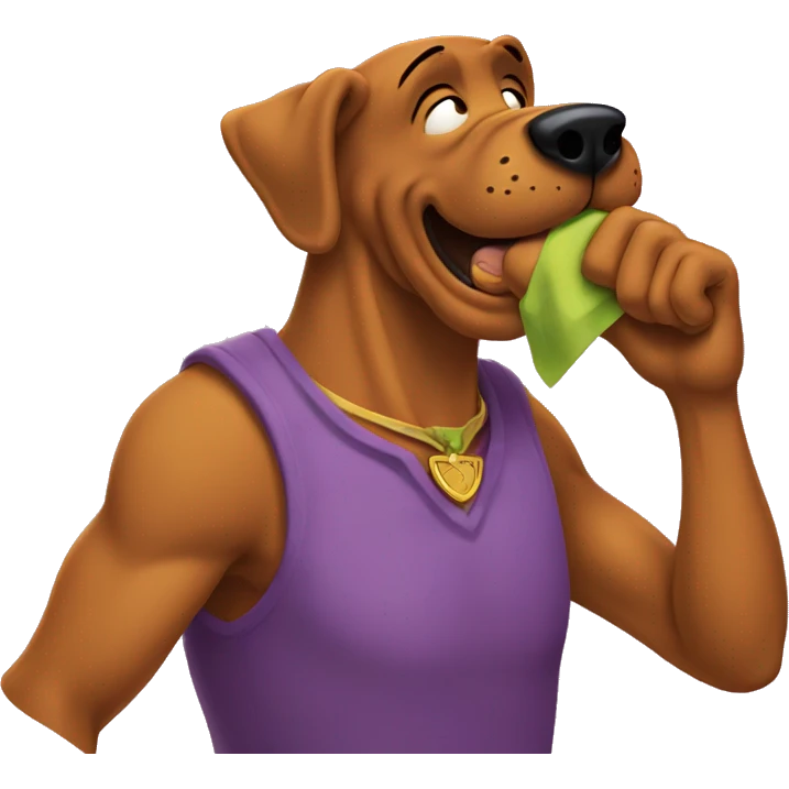 Scooby doo sneezing emoji