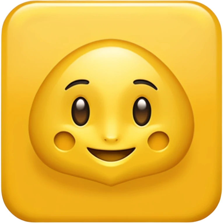 Maracujá estilizado, amarelo vibrante emoji