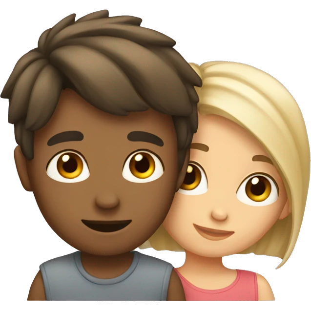 Girl and boy emoji