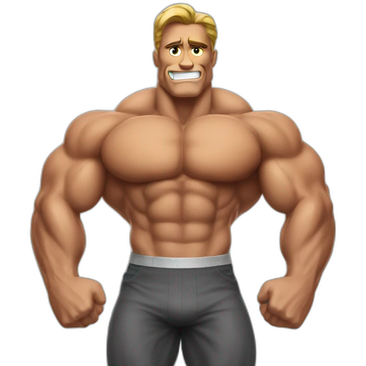 Bodybuilder Arnold emoji