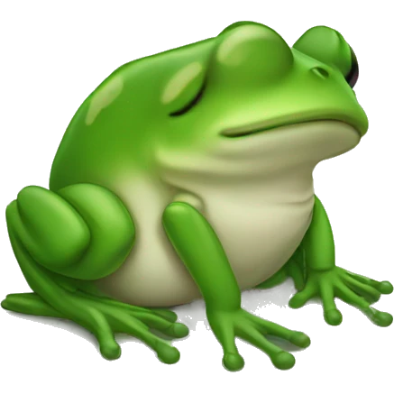 praying frog emoji