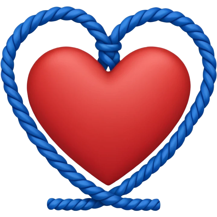 🪢❤️💙 crea un emoji con esos 3 en conjunto emoji