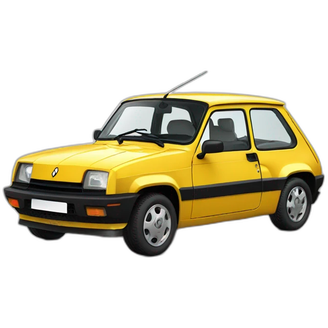 Renault r5 emoji