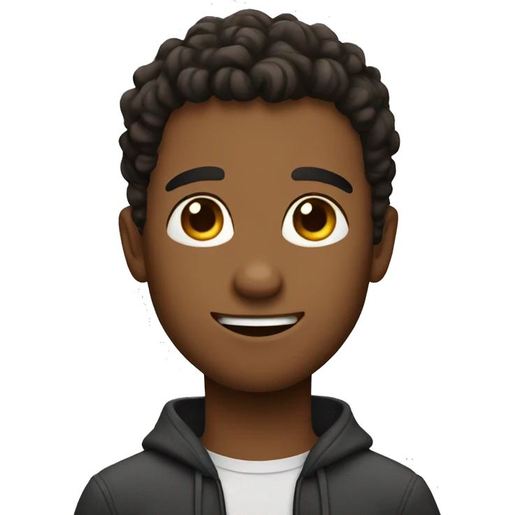 Cute guy emoji