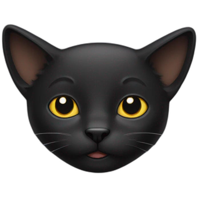 Black Cat character  emoji
