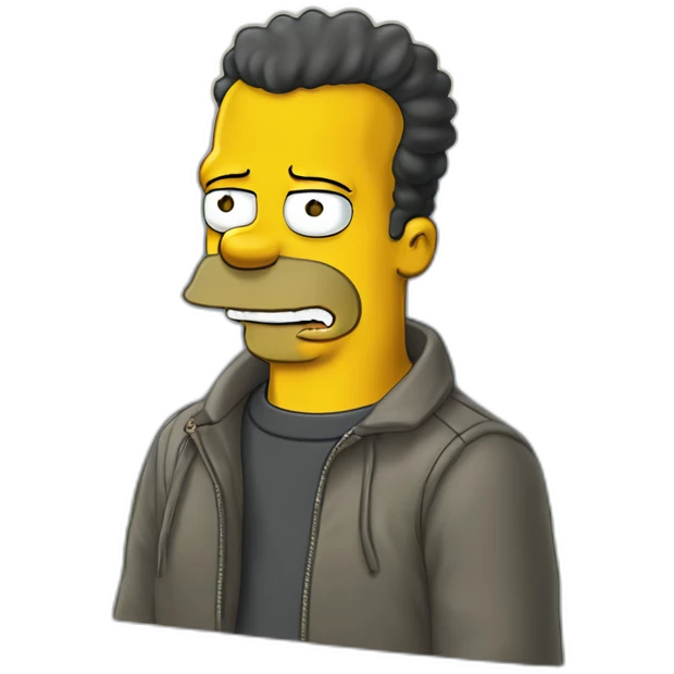Simpson qui rigole emoji