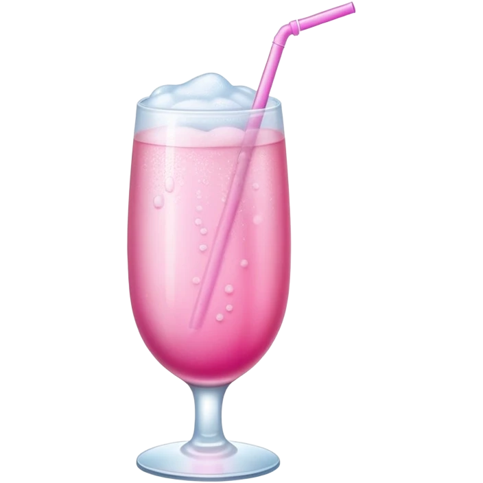 Pink drink emoji