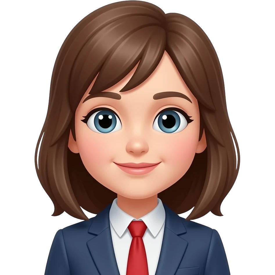 gere um emoji de uma assistente ia mulher de forma bem infantil emoji