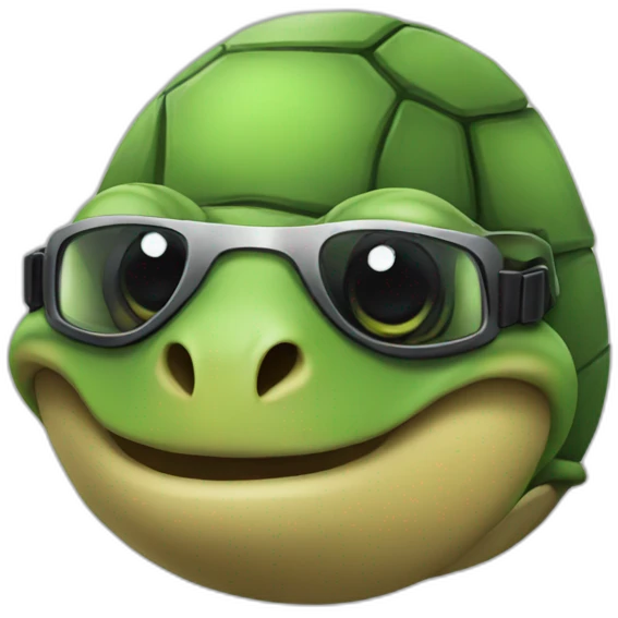 Dj turtle emoji