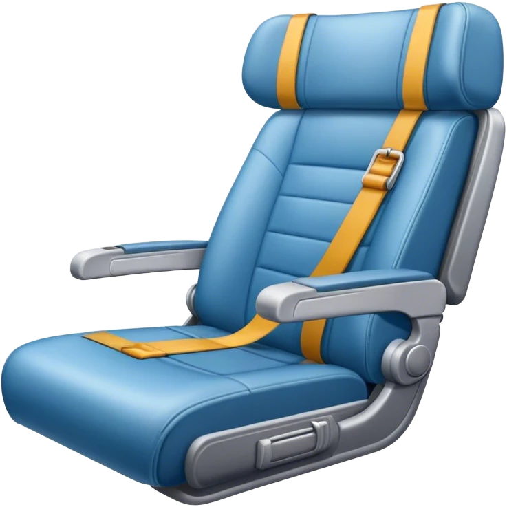 plane seat seatbelt emoji