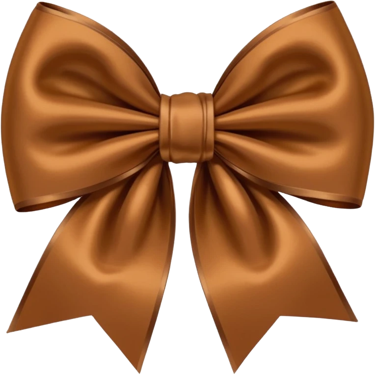 Brown bow emoji