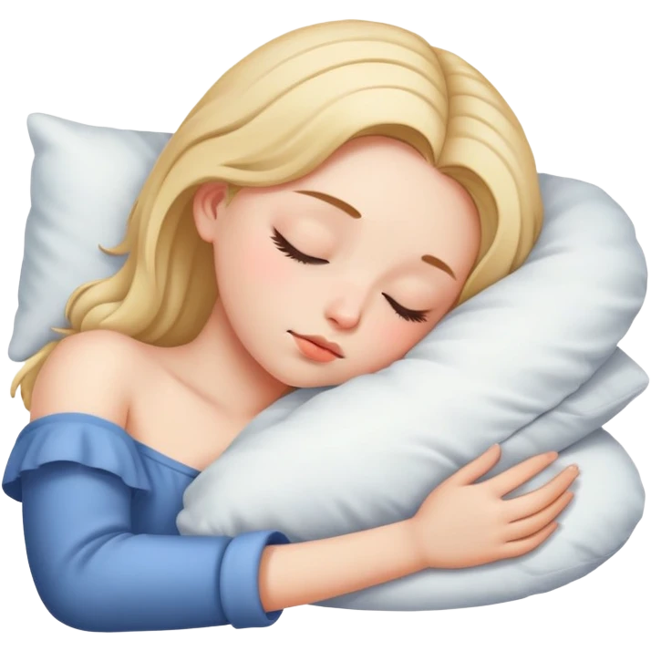 Girl sleep emoji