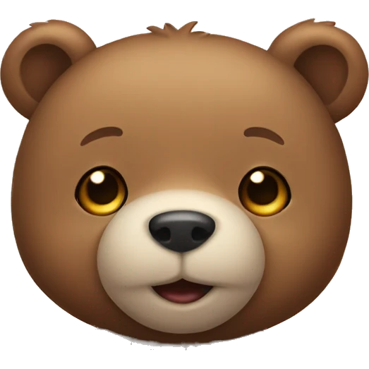 cute bear  emoji